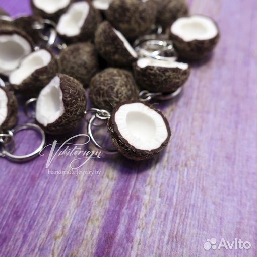 Маркер для вязания Кокос, ручная работа