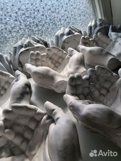 Ладони / руки из гипса