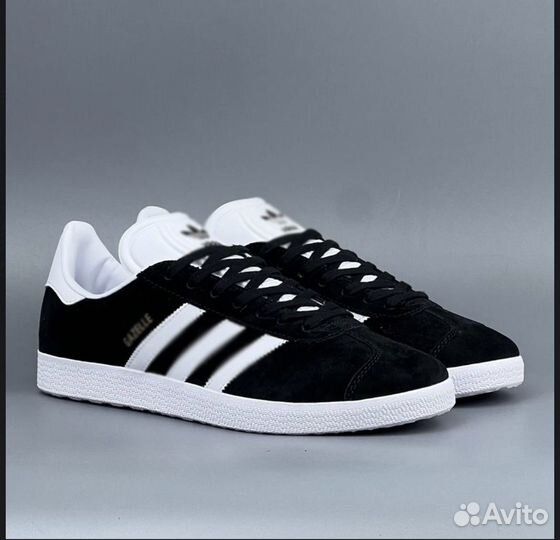 Кроссовки Adidas Gazelle Black White