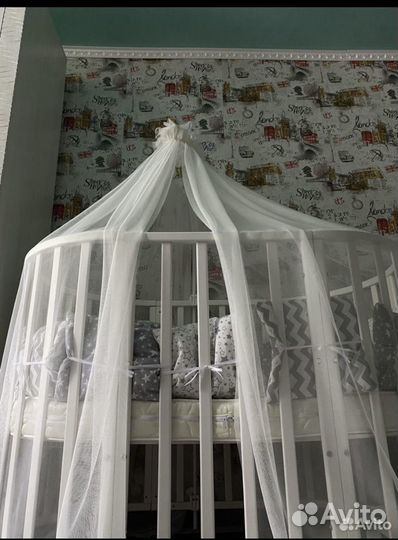 Кроватка для новорожденных детская