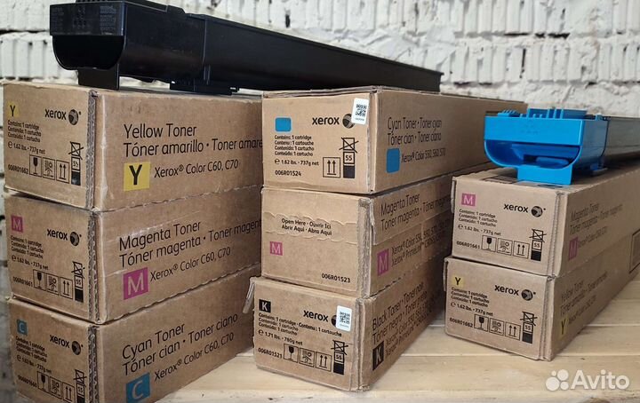 Пустые тонер-картриджи Xerox C550/C60