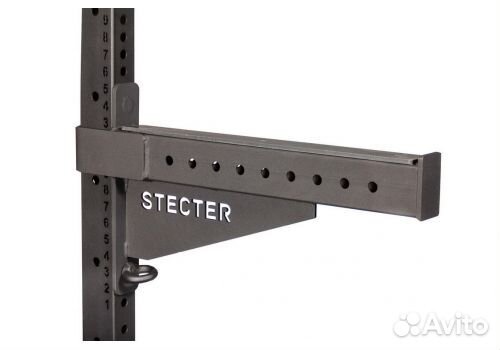 Стойка для штанги с турником и упорами