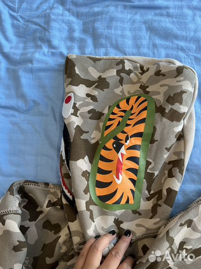 Зип худи bape shark