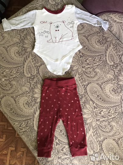 Пакет одежды для девочки 62-68-74