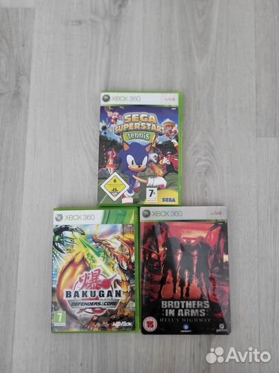 Игровые диски на xbox 360 Sega