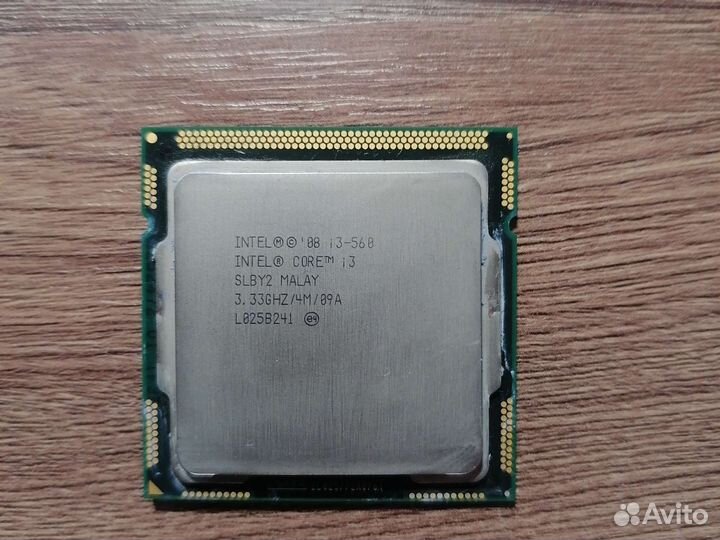 Процессор intel core i3-560 3.33GHz