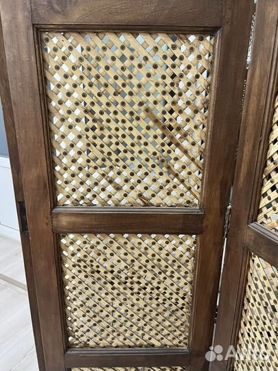 Ширма деревянная из Индии для зонирования бу