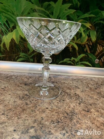 Ваза для конфет на ножке. Хрусталь.ссср, 1960-1980