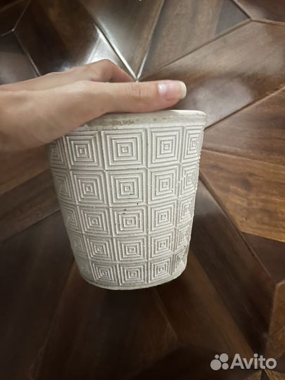 Горшок для цветов глина