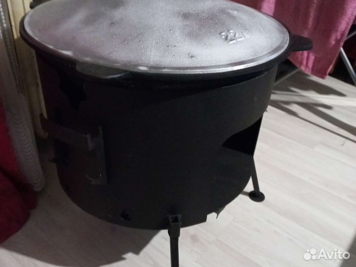 Казан чугунный 22л