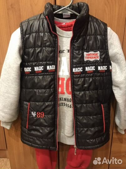 Костюм тройка для мальчика 140