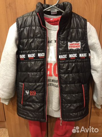 Костюм тройка для мальчика 140