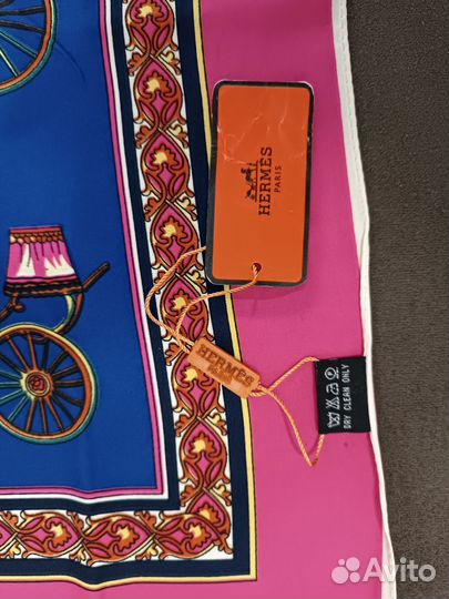 Платок hermes шелк 100