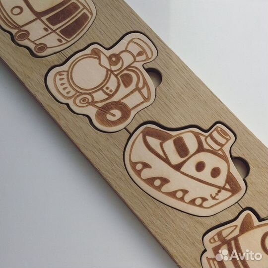 Пазлы деревянные вкладыши