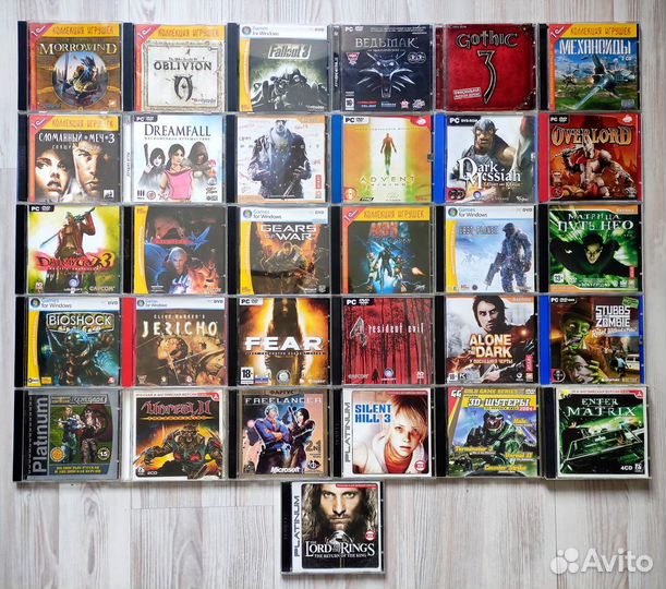 Игры для компьютера (пк, PC), на дисках (CD)