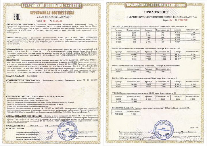 Салют Крутой вираж, Фейерверк 20 залпов 1 дюйм