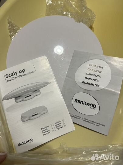 Электронные детские весы Miniland Scaly Up