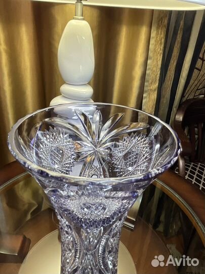 Хрустальная ваза
