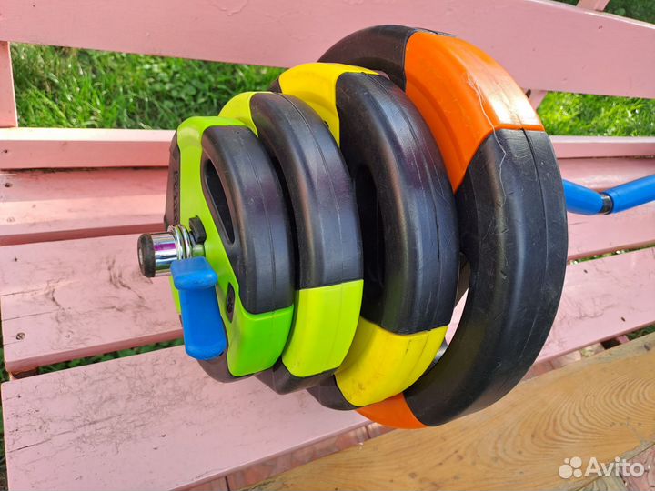 Гриф + блины весом 120 кг