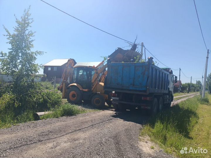 Расчистка земельного участка от деревьев в Монино