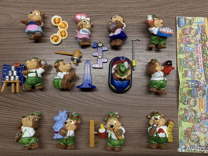 Киндер сюрприз мишки на ярмарке