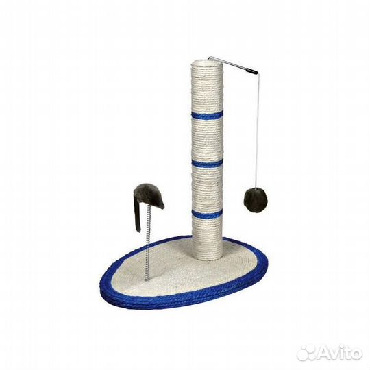 Trixie когтеточка-столб для кошек, с игрушкой и мы