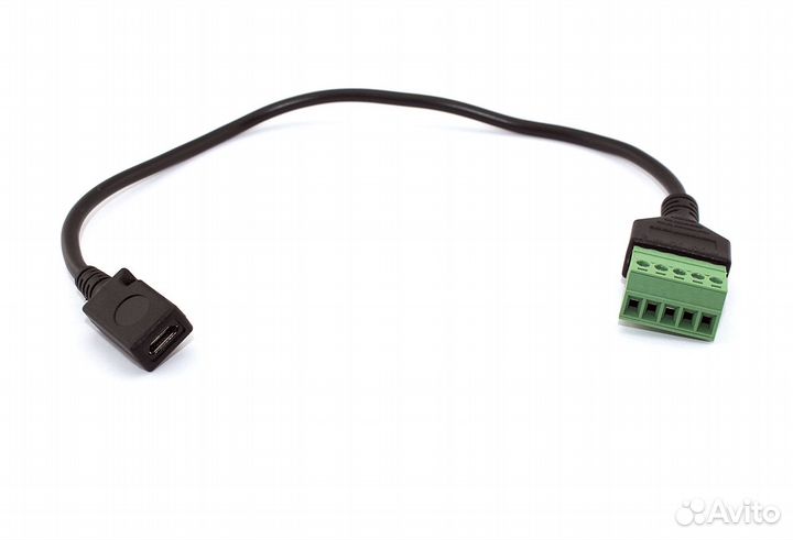 Кабель со сборным разъемом micro USB мама