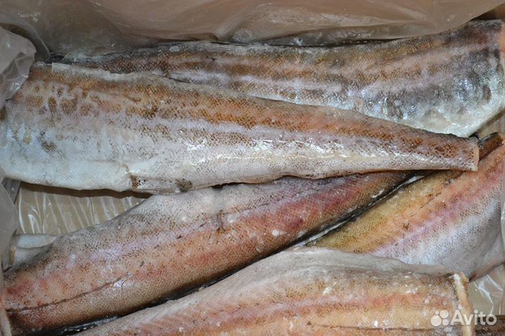 Рыба Минтай с/м потрошеный без головы тушки