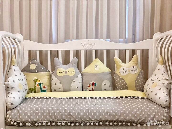 Бортики в кроватку