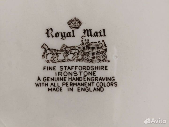 Комплект тарелок Англия Королевская Почта