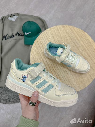 Кроссовки Adidas x Disney Forum Low «Stitch»