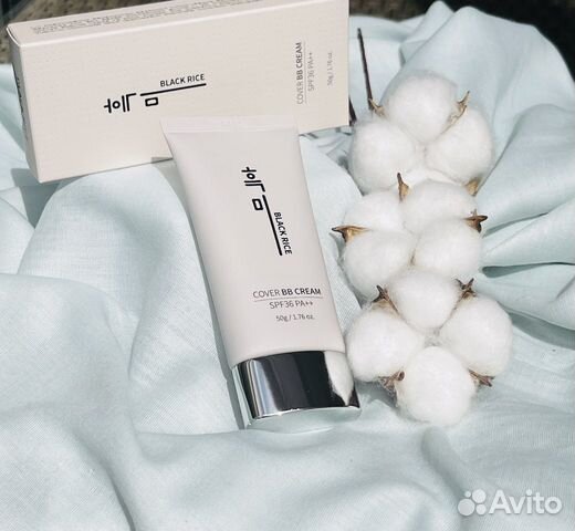 Крем для лица с spf BB тональный Black Rice