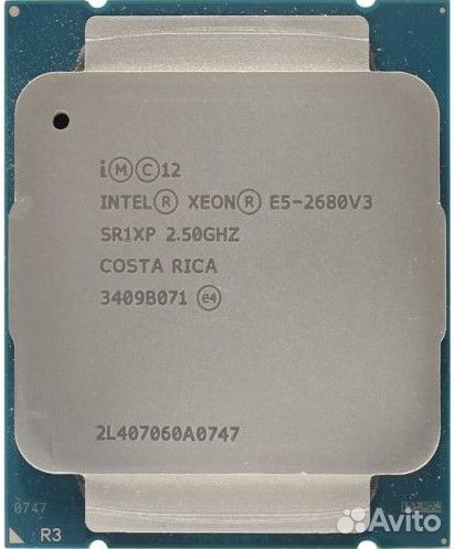 Процессор Intel Xeon E5 2680 V3 под 2011-3 рабочий