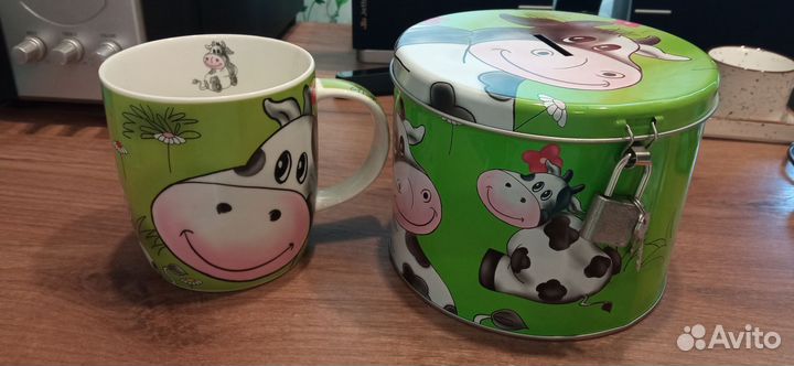 Набор: копилка/кружка, банка/кружка