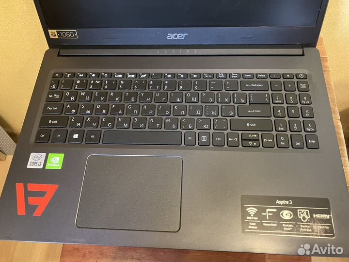 Неисправный ноутбук acer aspire 3 a315-57