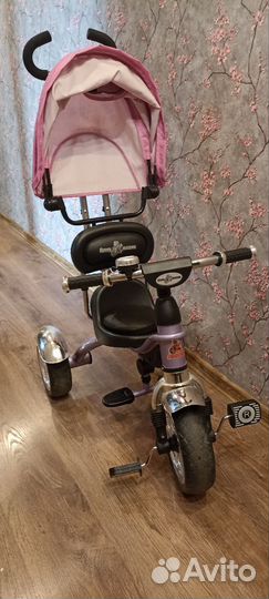 Велосипед с родительской ручкой