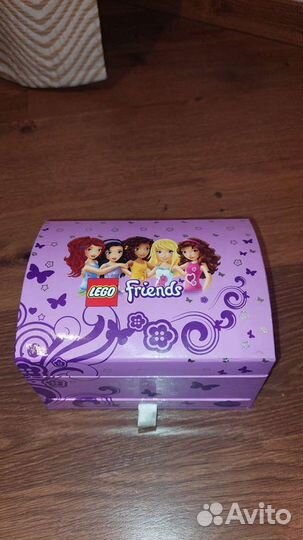 Шкатулка сундучок lego friends