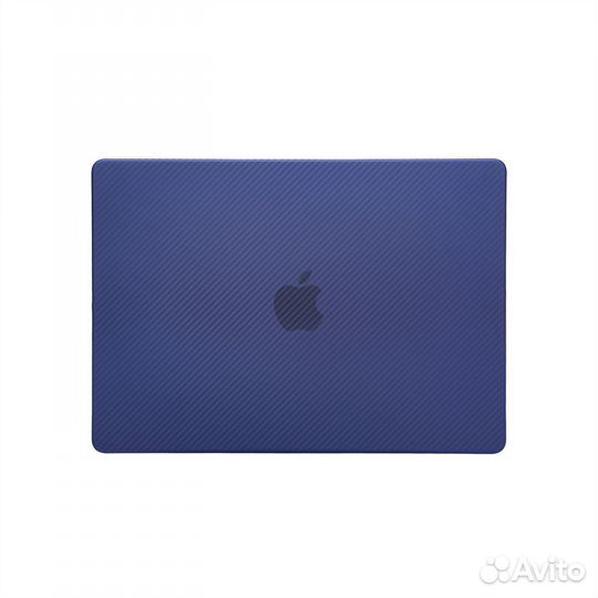 Чехол для MacBook 12 темно-синий карбон