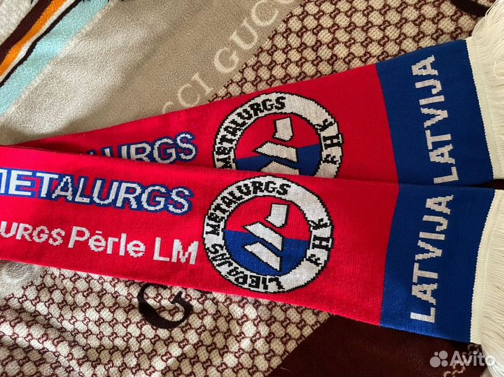 Шарф хк Металлург Лиепая