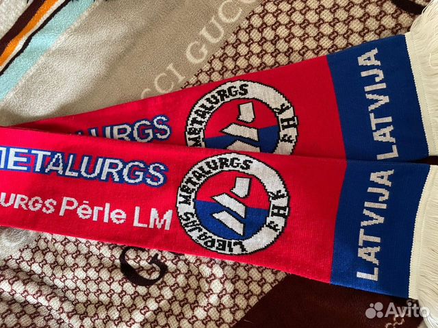 Шарф хк Металлург Лиепая