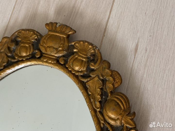 Зеркало настенное винтажное в бронзе СССР