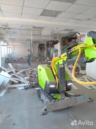 Демонтаж стен, пола, стяжки, зданий, мини техника