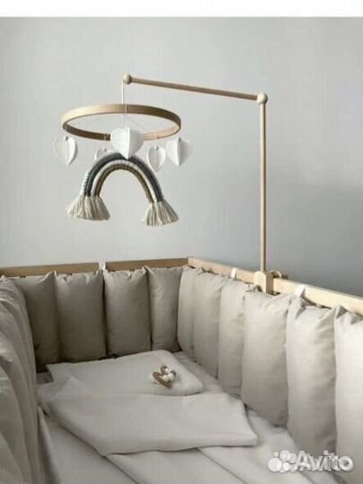 Бортики на детскую кроватку