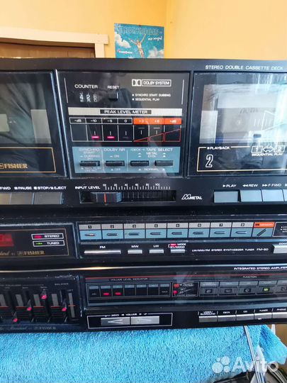 Fisher ca-335,fm-60,cr-w34 стерео комплект