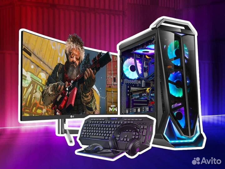 Игровой пк intel core i3 RTX 3050 /3060. Подольск