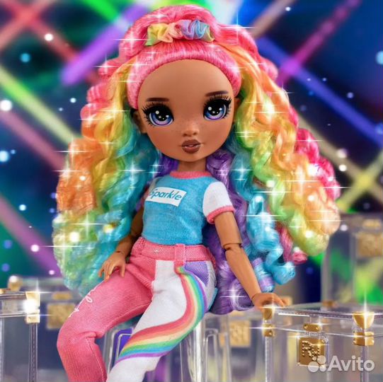 Кукла Rainbow high Color & Create фиолетовые глаза