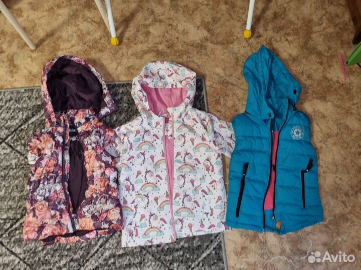 Вещи пакетом для девочки 86-98бронь