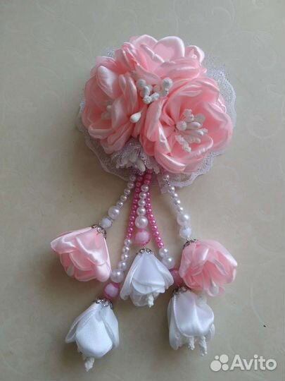 Бант, заколка, ободок, подарочные наборы канзаши