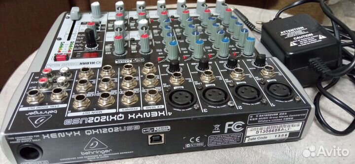 Микшерный пульт behringer xenyx 1202 usb