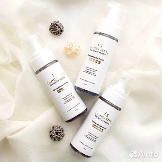 Очищающая пенка для наращенных ресниц Lashes Style